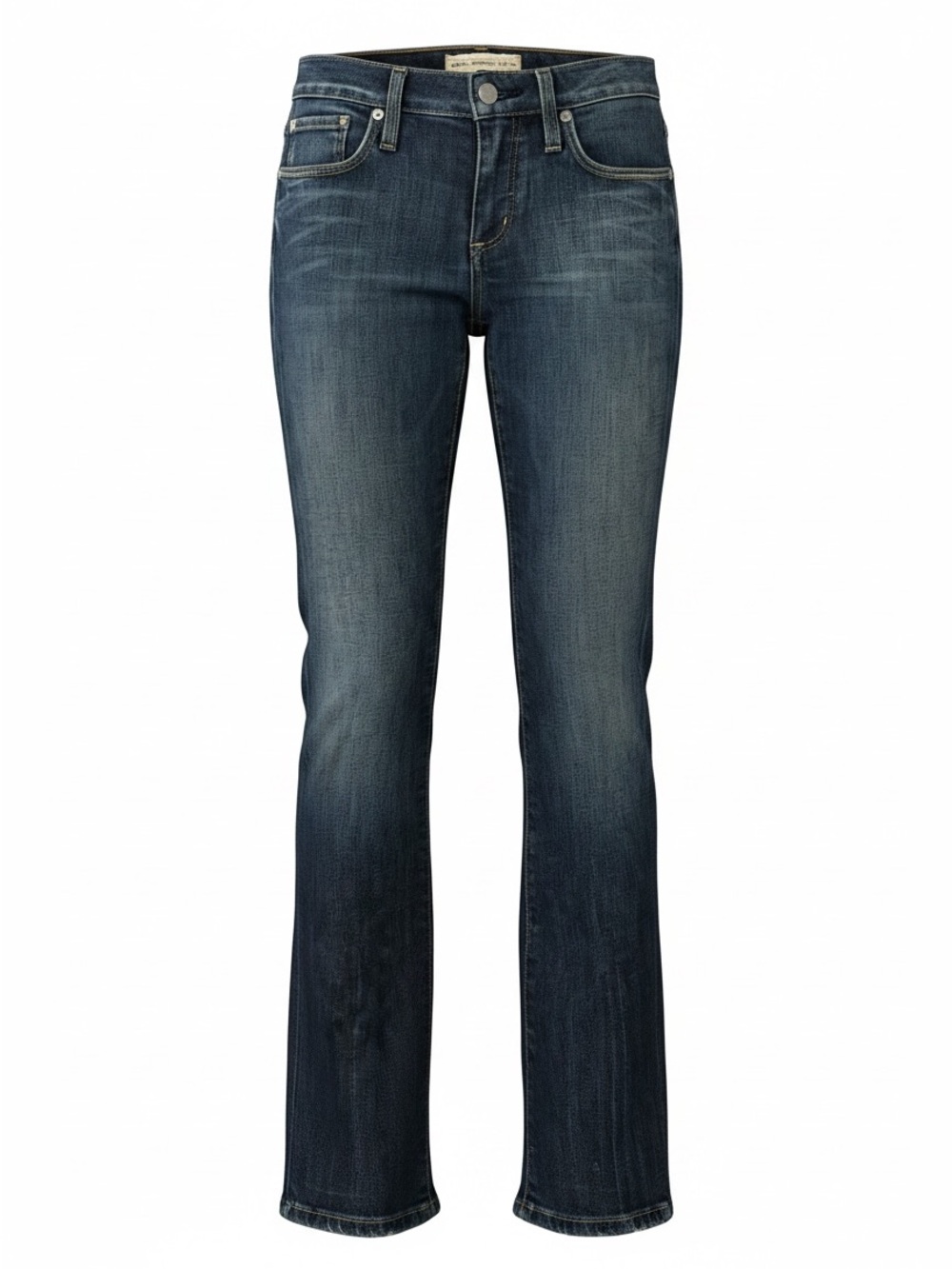Paper Denim & Cloth Women's Boot Cut Jeans in Dark Wash Blue